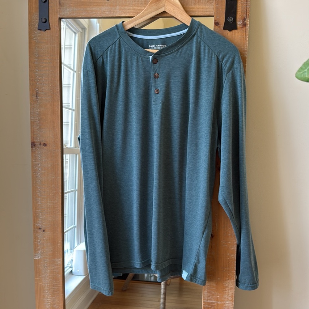 Fair Harbor The Seabreeze Henley Size XL